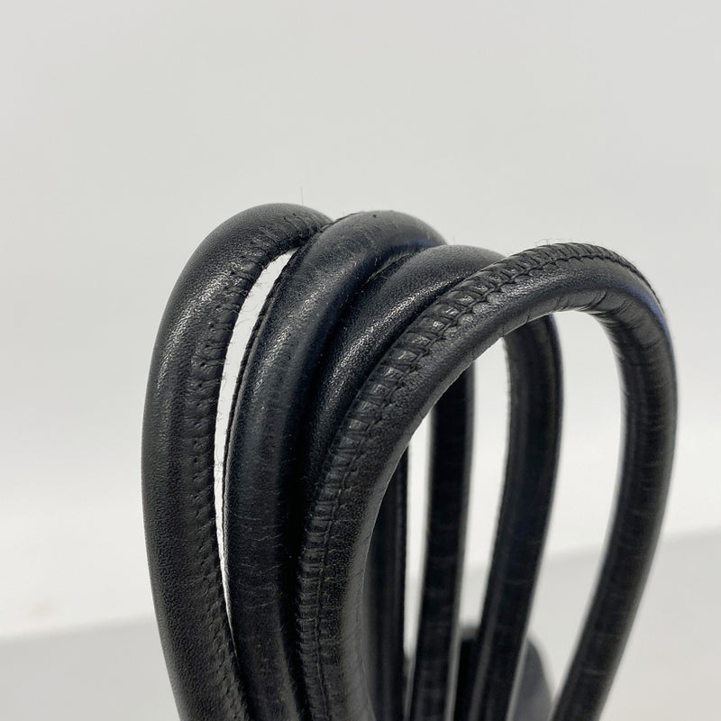 【6hf6434】シャネル トートバッグ カンボン ラムスキン ブラック シルバー金具【中古】レディース