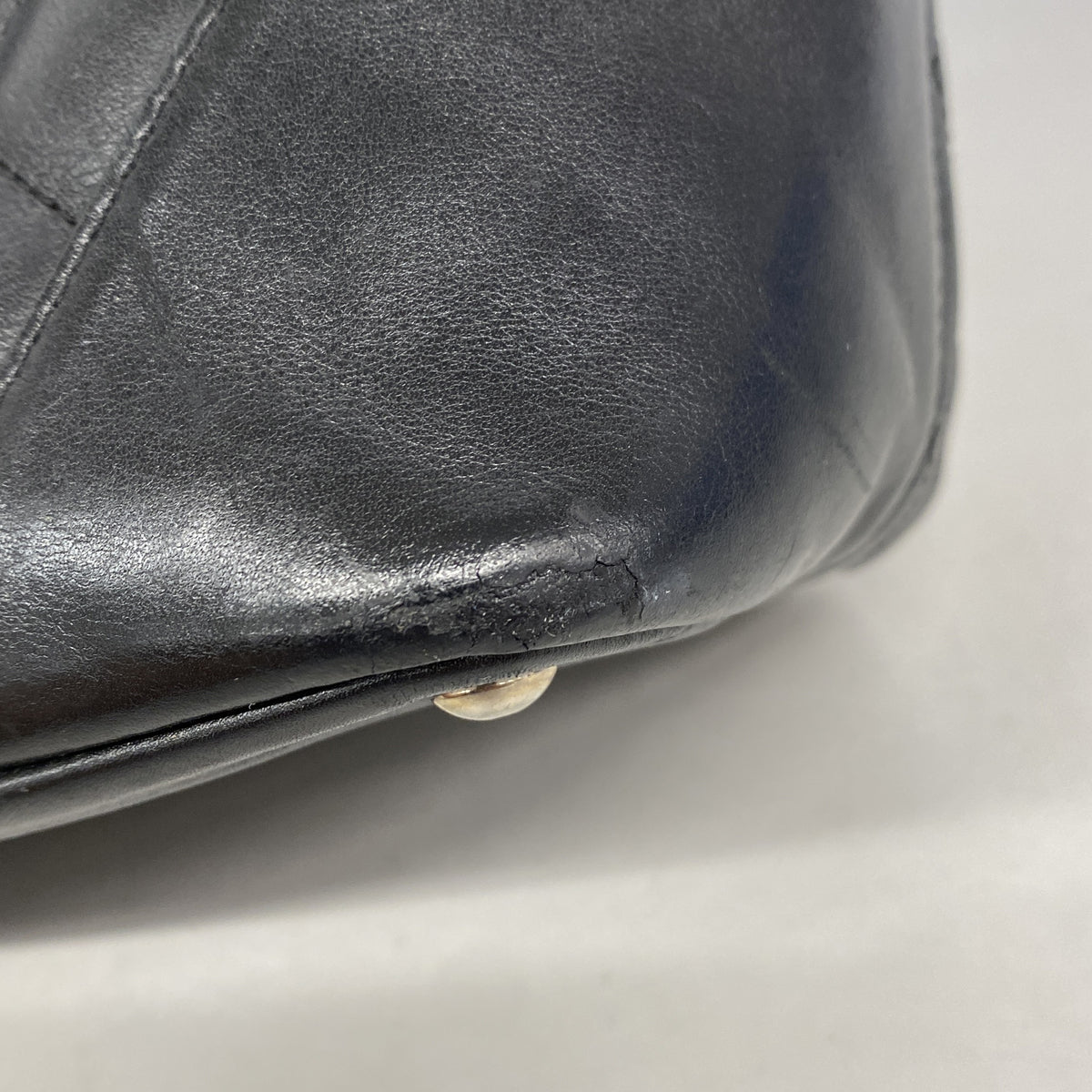 【6hf6434】シャネル トートバッグ カンボン ラムスキン ブラック シルバー金具【中古】レディース