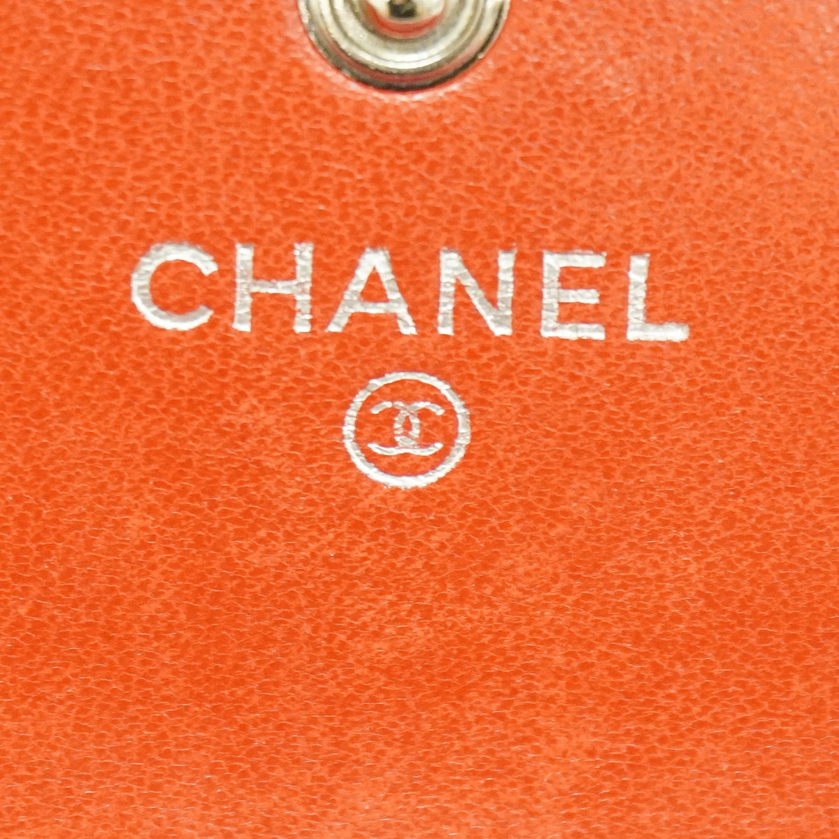 【6hf6454】シャネル 長財布 マトラッセ ラムスキン レッド シルバー金具【中古】レディース