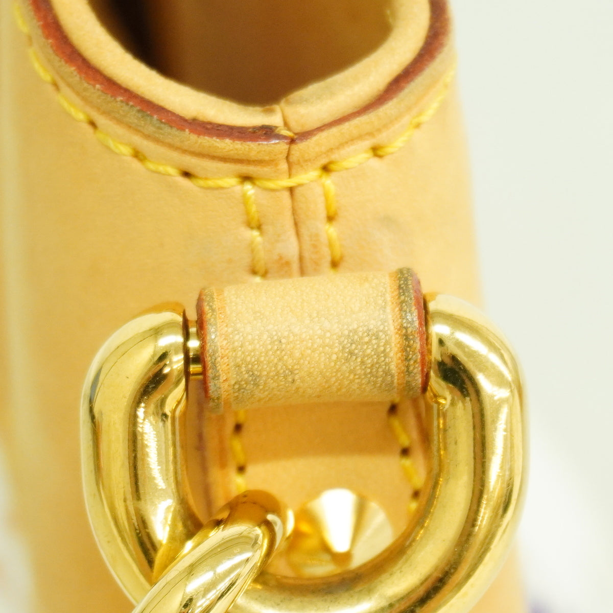 【6hf6459】ルイヴィトン ハンドバッグ モノグラム・マルチカラー ジュディPM M40257 ブロン【中古】レディース