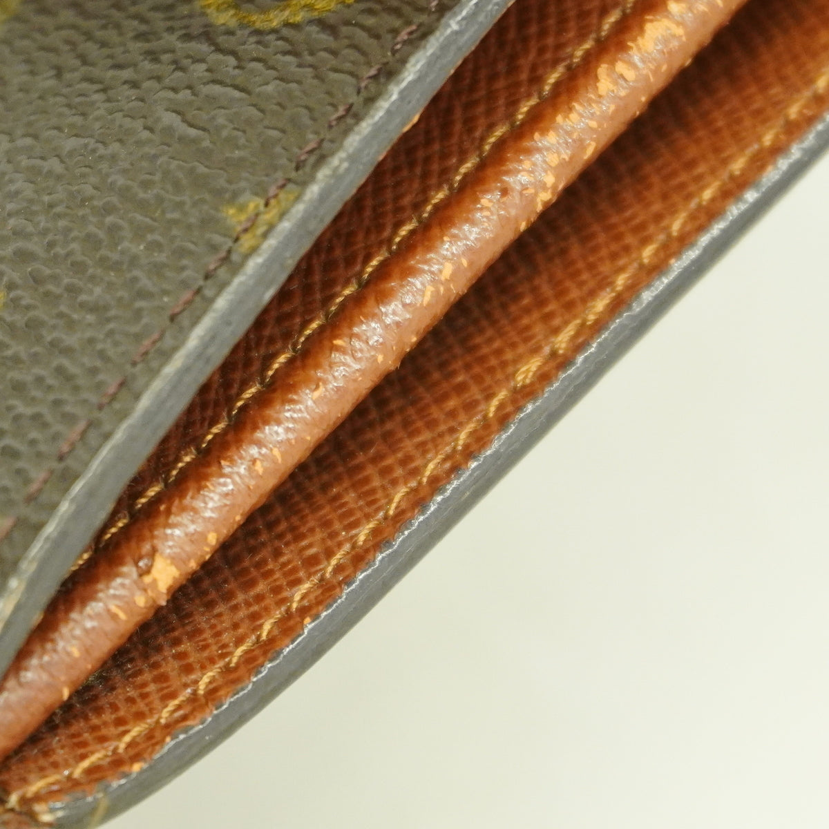 【6hf6468】ルイヴィトン 長財布 モノグラム ポルトモネクレディ M61725 ブラウン【中古】レディース