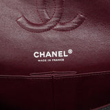 【6hf6473】シャネル ショルダーバッグ マトラッセ Wフラップ Wチェーン キャビアスキン ブラック シルバー金具【中古】レディース