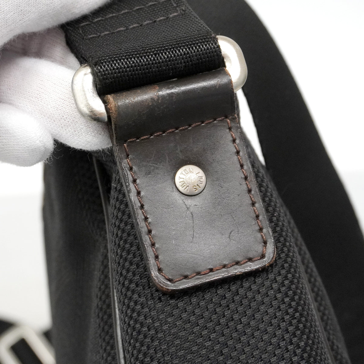 【6ia0002-k】ルイヴィトン ショルダーバッグ ダミエ・ジェアン シタダンNM M93223 ノワール【中古】メンズ