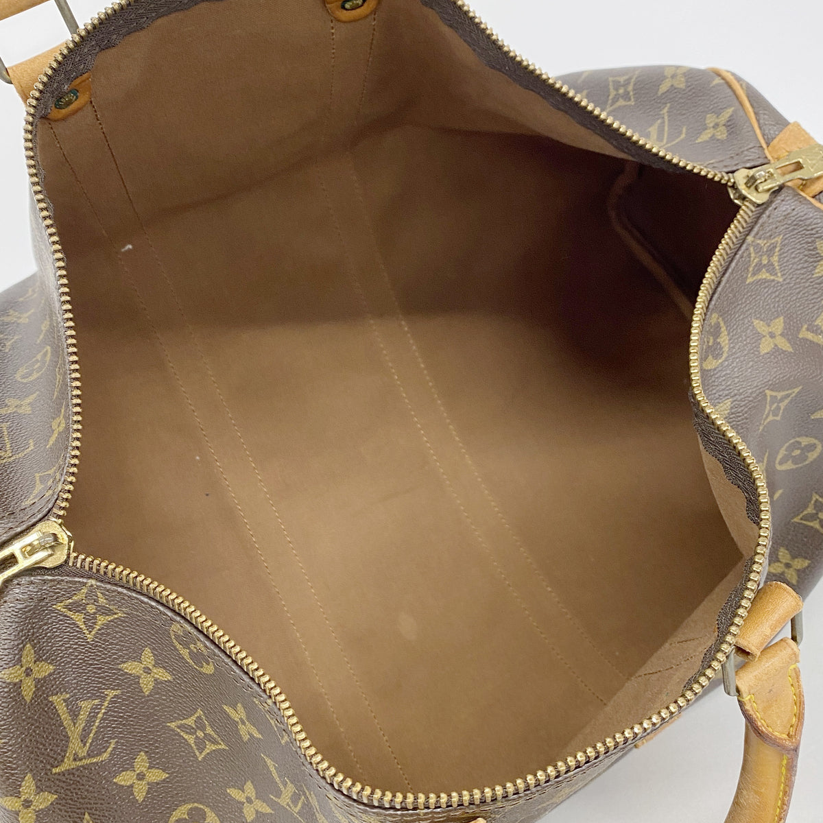 【6ia0016】ルイヴィトン ボストンバッグ モノグラム キーポル45 M41428 ブラウン【中古】メンズ レディース ユニセックス