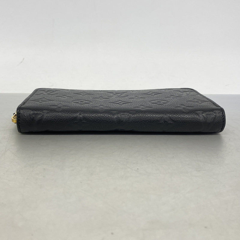 【6ia0023】ルイヴィトン 長財布 モノグラム・アンプラント ジッピーウォレット M61864 ノワール【中古】レディース