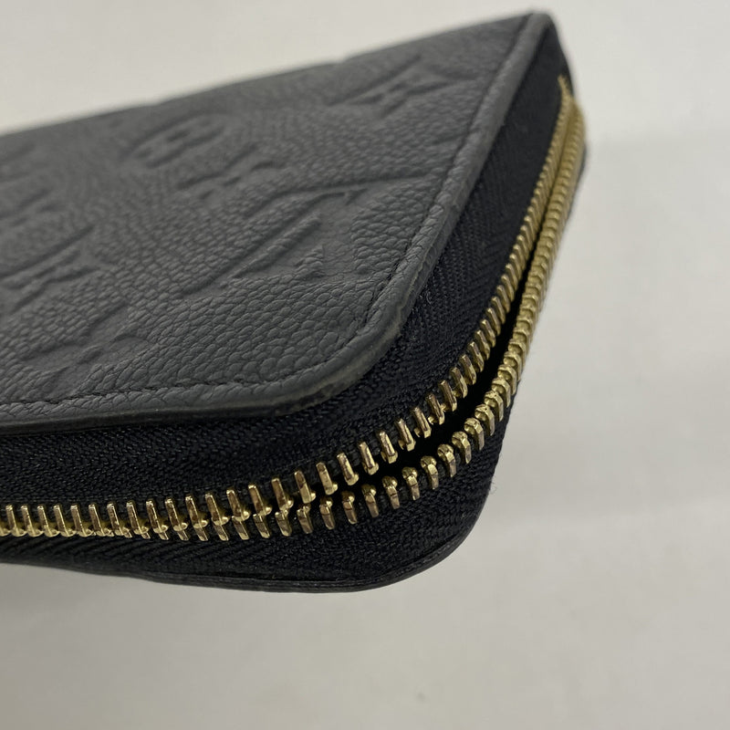 【6ia0023】ルイヴィトン 長財布 モノグラム・アンプラント ジッピーウォレット M61864 ノワール【中古】レディース