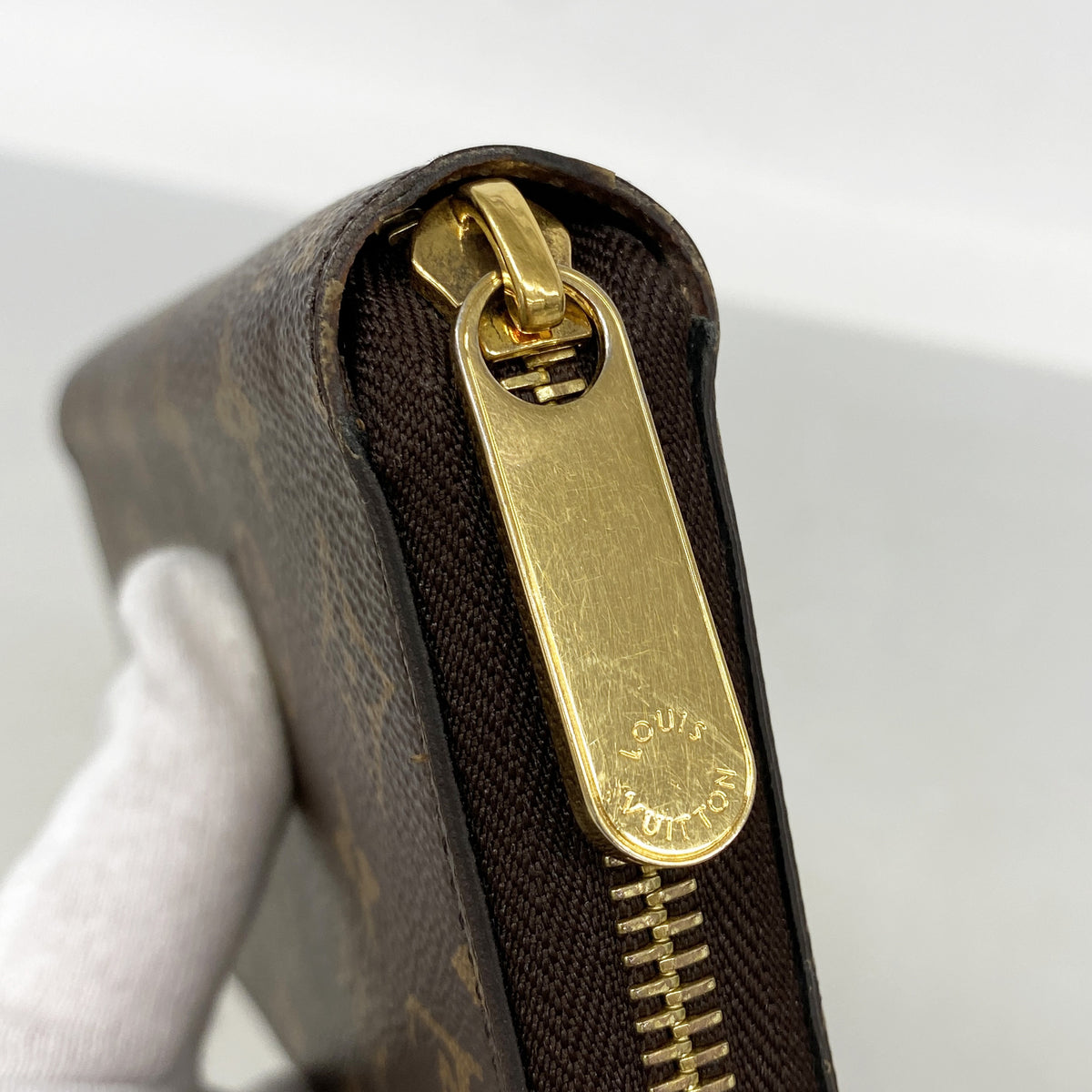 【6ia0033】ルイヴィトン 長財布 モノグラム ジッピーウォレット M42616 ブラウン【中古】メンズ レディース ユニセックス