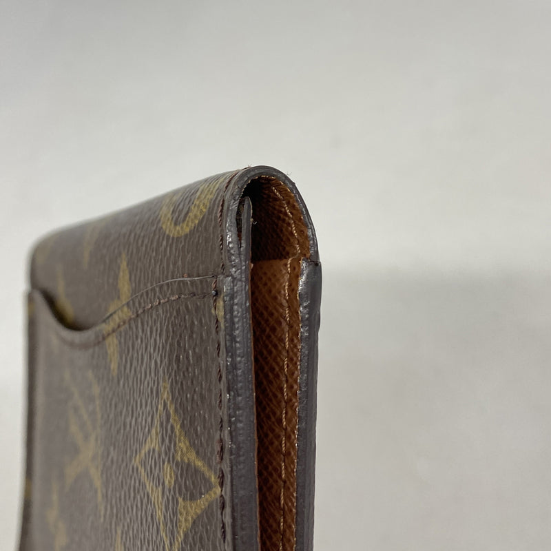 【6ia0057】ルイヴィトン カードケース モノグラム オーガナイザードゥポッシュ M61732 ブラウン【中古】メンズ レディース ユニセックス