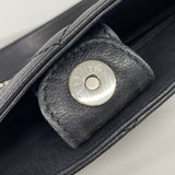 【6ia0065】シャネル チェーントート マトラッセ キャビアスキン ブラック シルバー金具【中古】レディース