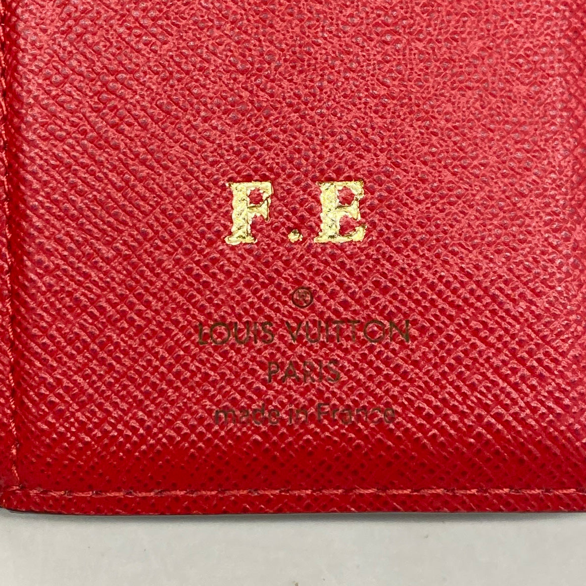 【6ia0074】ルイヴィトン 三つ折り財布 ダミエ ポルトフォイユヴィクトリーヌ N41659 エベヌ【中古】レディース