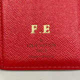 【6ia0074】ルイヴィトン 三つ折り財布 ダミエ ポルトフォイユヴィクトリーヌ N41659 エベヌ【中古】レディース