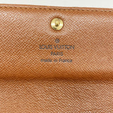 【6ia0093】ルイヴィトン 長財布 モノグラム ポシェットポルトモネクレディ M61726 ブラウン【中古】レディース