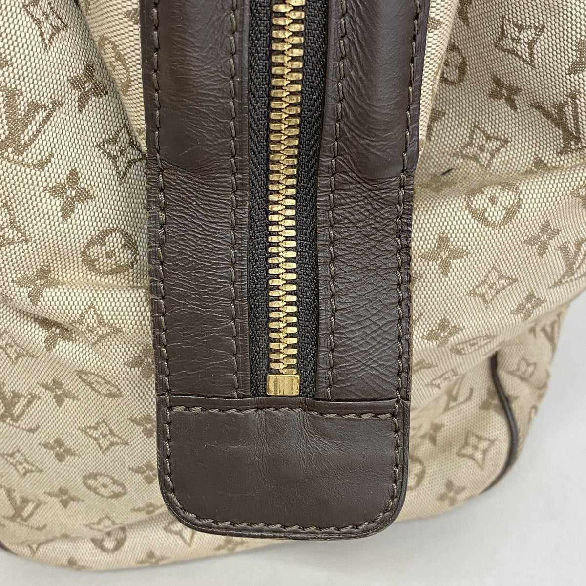 【6ia0112】ルイヴィトン ハンドバッグ モノグラム・ミニ ジョセフィーヌGM M92310 カーキ【中古】レディース