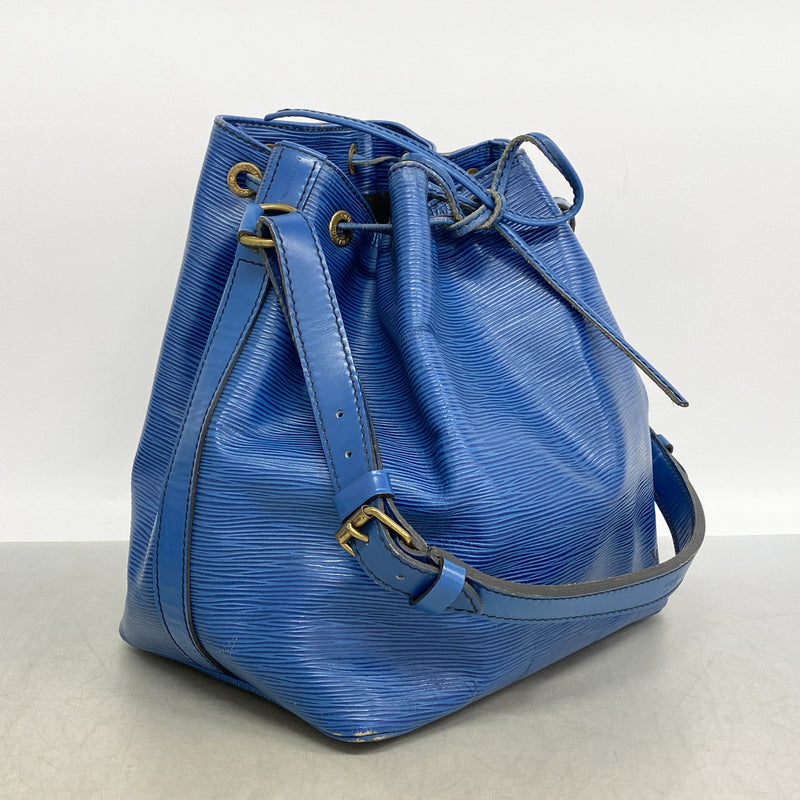【6ia0113】ルイヴィトン ショルダーバッグ エピ プチノエ M44105 トレドブルー【中古】レディース