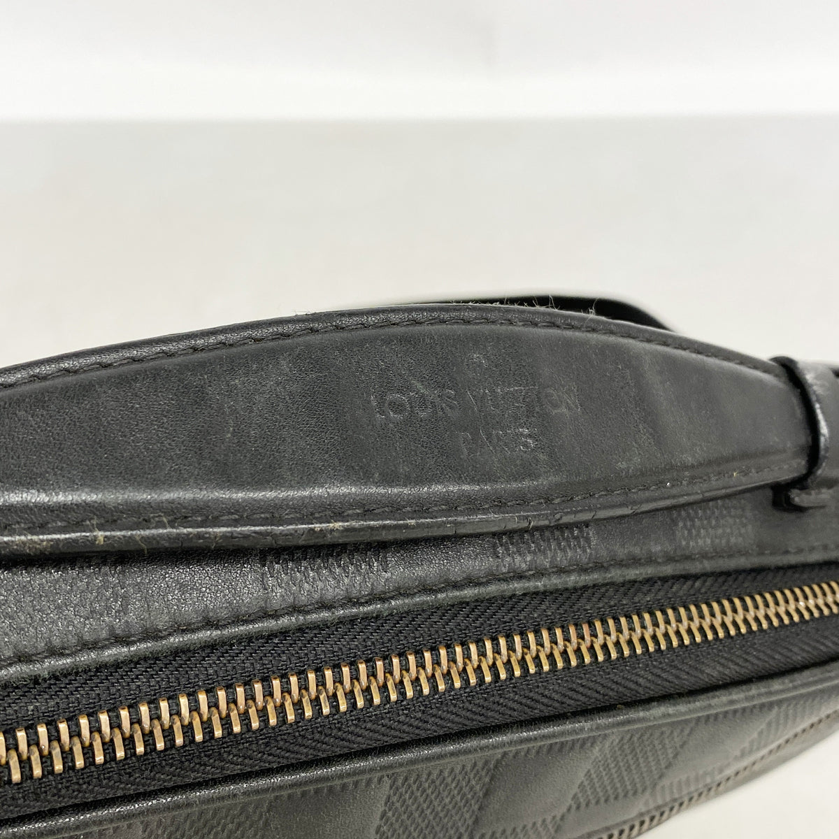 【6ia0114】ルイヴィトン ボディバッグ ダミエ・アンフィニ アンブレール N41288 オニキス【中古】メンズ
