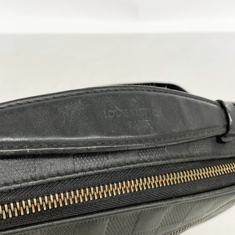 【6ia0114】ルイヴィトン ボディバッグ ダミエ・アンフィニ アンブレール N41288 オニキス【中古】メンズ