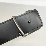 【6ia0116】ルイヴィトン ベルト ダミエ・グラフィット サンチュールLVイニシャル M0213 ブラック グレー【中古】メンズ