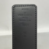 【6ia0116】ルイヴィトン ベルト ダミエ・グラフィット サンチュールLVイニシャル M0213 ブラック グレー【中古】メンズ