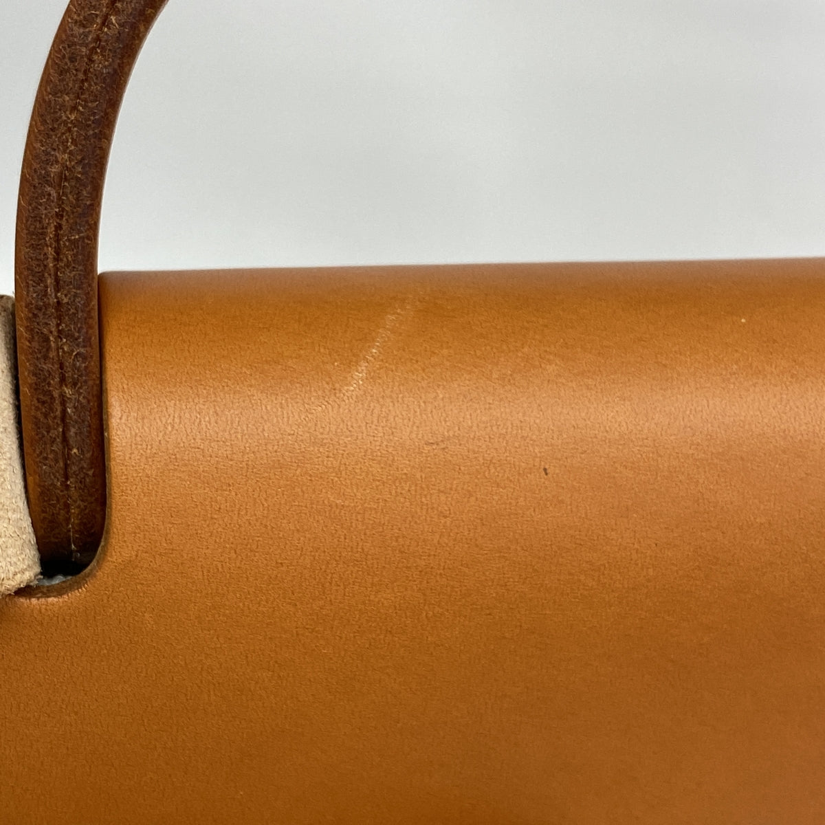 【6ia0122】エルメス ハンドバッグ エールバッグMM トワルアッシュ ナチュラル シルバー金具 □C刻印 2wayバッグ【中古】レディース