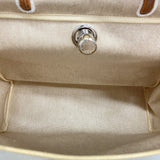 【6ia0122】エルメス ハンドバッグ エールバッグMM トワルアッシュ ナチュラル シルバー金具 □C刻印 2wayバッグ【中古】レディース