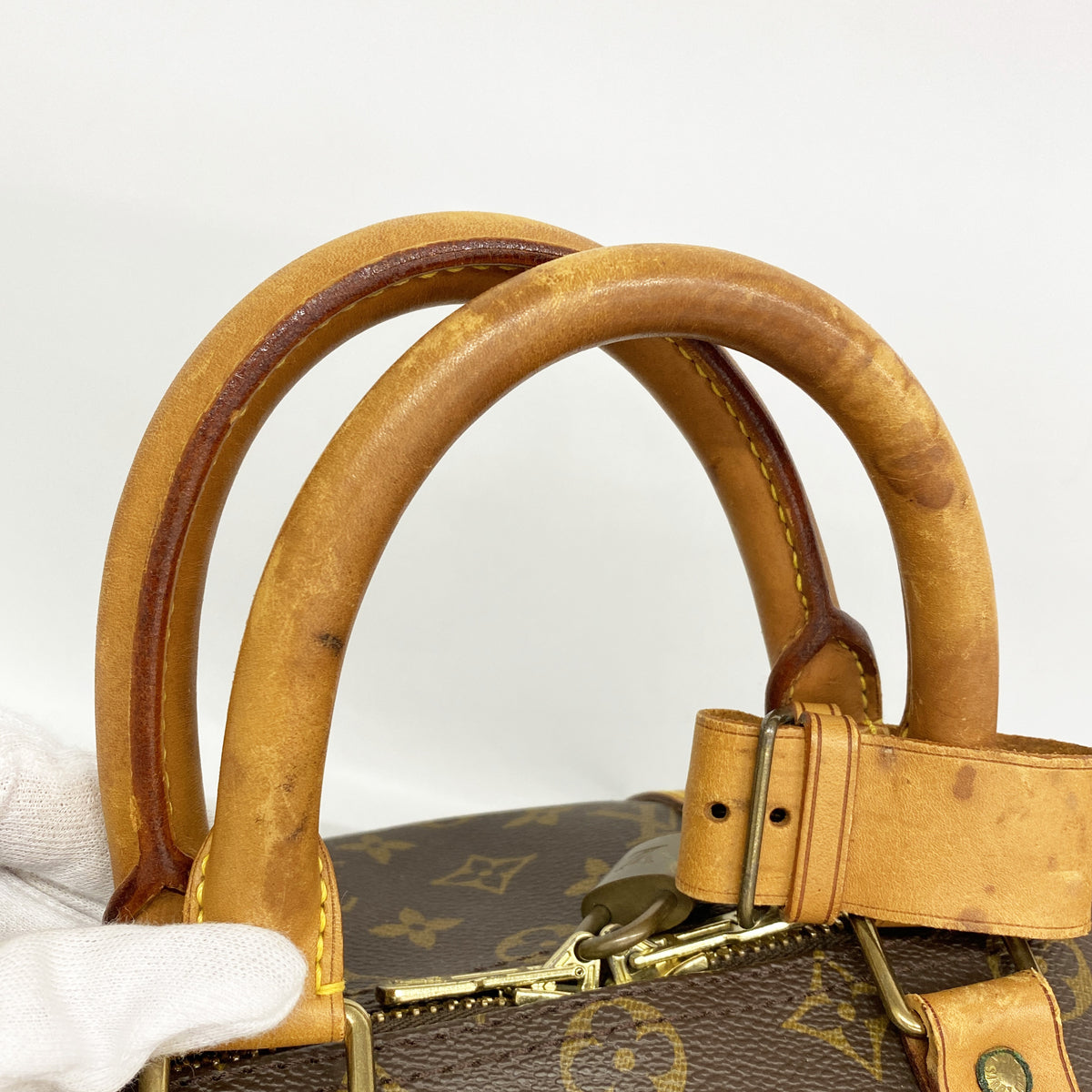【6ia0130】ルイヴィトン ボストンバッグ モノグラム キーポル45 M41428 ブラウン【中古】メンズ レディース ユニセックス