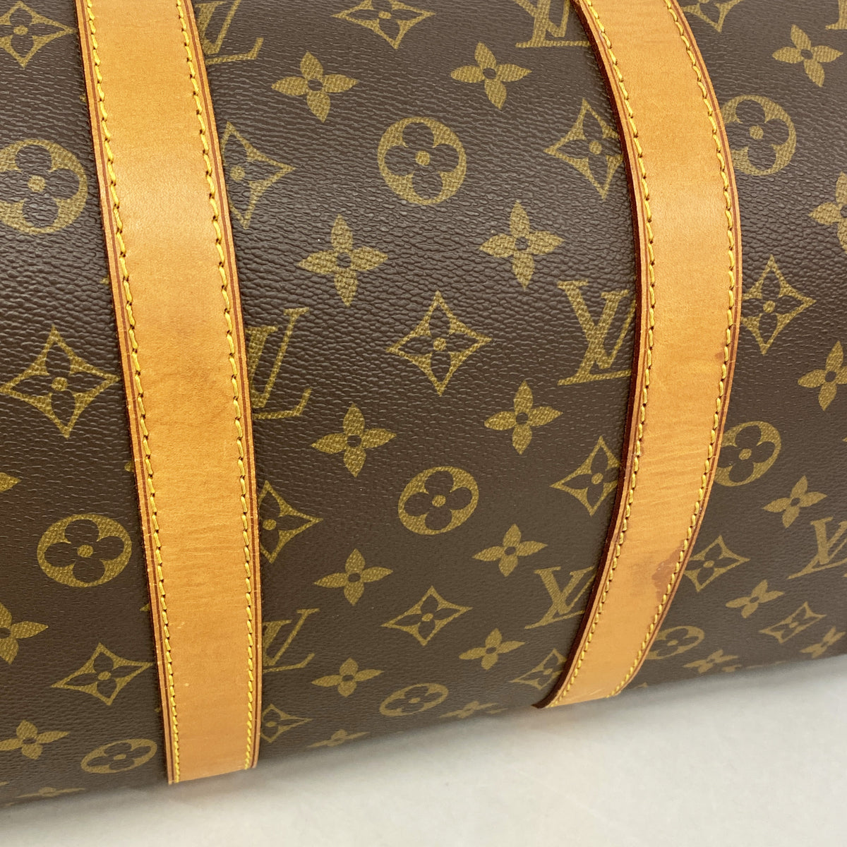 【6ia0130】ルイヴィトン ボストンバッグ モノグラム キーポル45 M41428 ブラウン【中古】メンズ レディース ユニセックス