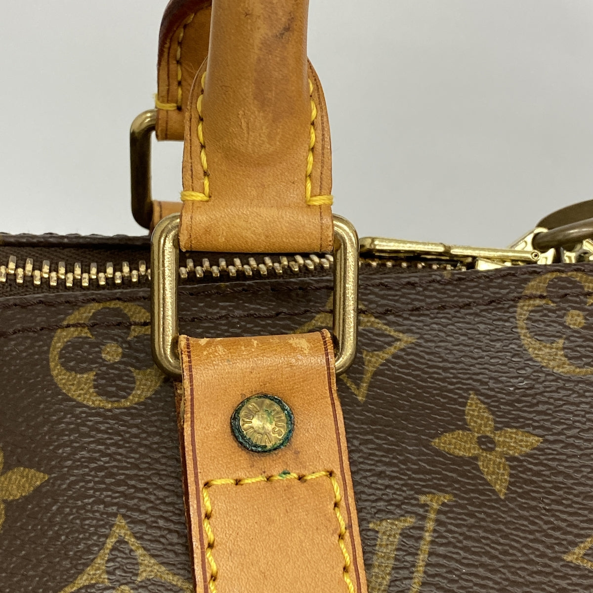 【6ia0130】ルイヴィトン ボストンバッグ モノグラム キーポル45 M41428 ブラウン【中古】メンズ レディース ユニセックス