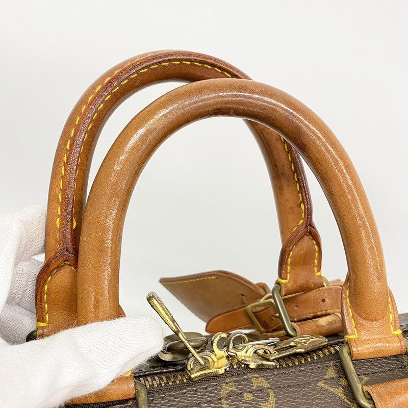 【6ia0131】ルイヴィトン ボストンバッグ モノグラム キーポル45 M41428 ブラウン【中古】メンズ レディース ユニセックス