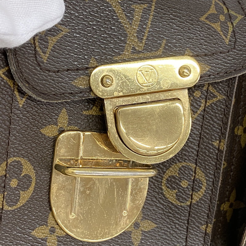 【6ia0133】ルイヴィトン ハンドバッグ モノグラム マンハッタンPM M40026 ブラウン【中古】レディース