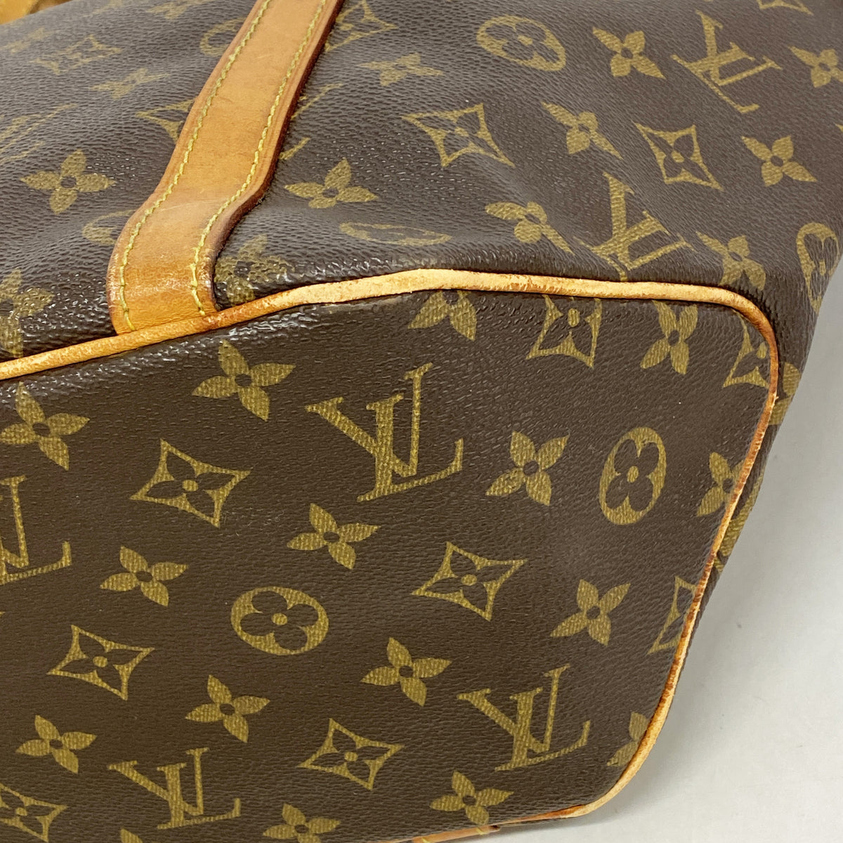 【6ia0134】ルイヴィトン トートバッグ モノグラム サックショッピング M51109 ブラウン【中古】レディース