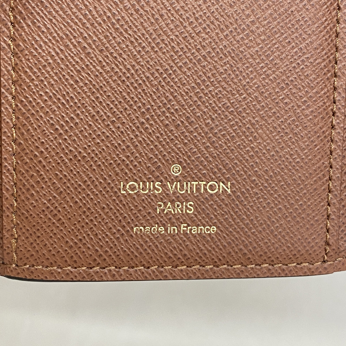 【6ia0136】ルイヴィトン 三つ折り財布 モノグラム ポルトフォイユヴィクトリーヌ M62472 ブラウン【中古】レディース