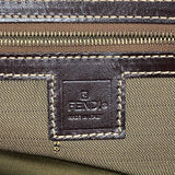 【6ia0140】フェンディ ハンドバッグ ズッカ ナイロンキャンバス ブラウン ゴールド金具 2wayバッグ【中古】レディース