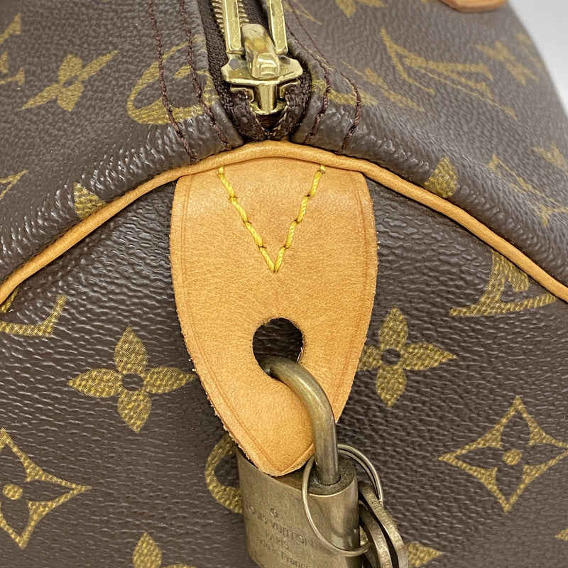 【6ia0144】ルイヴィトン ハンドバッグ モノグラム スピーディ35 M41107 ブラウン【中古】レディース