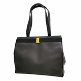 【6ia0159】サルヴァトーレフェラガモ トートバッグ ヴァラ レザー ブラック ゴールド金具【中古】レディース