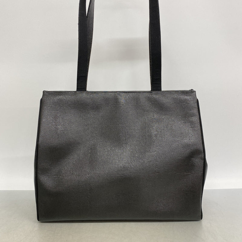 【6ia0159】サルヴァトーレフェラガモ トートバッグ ヴァラ レザー ブラック ゴールド金具【中古】レディース