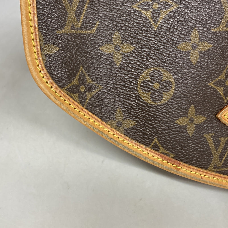 【6ia0162】ルイヴィトン ショルダーバッグ モノグラム ソミュール30 M42256 ブラウン【中古】レディース
