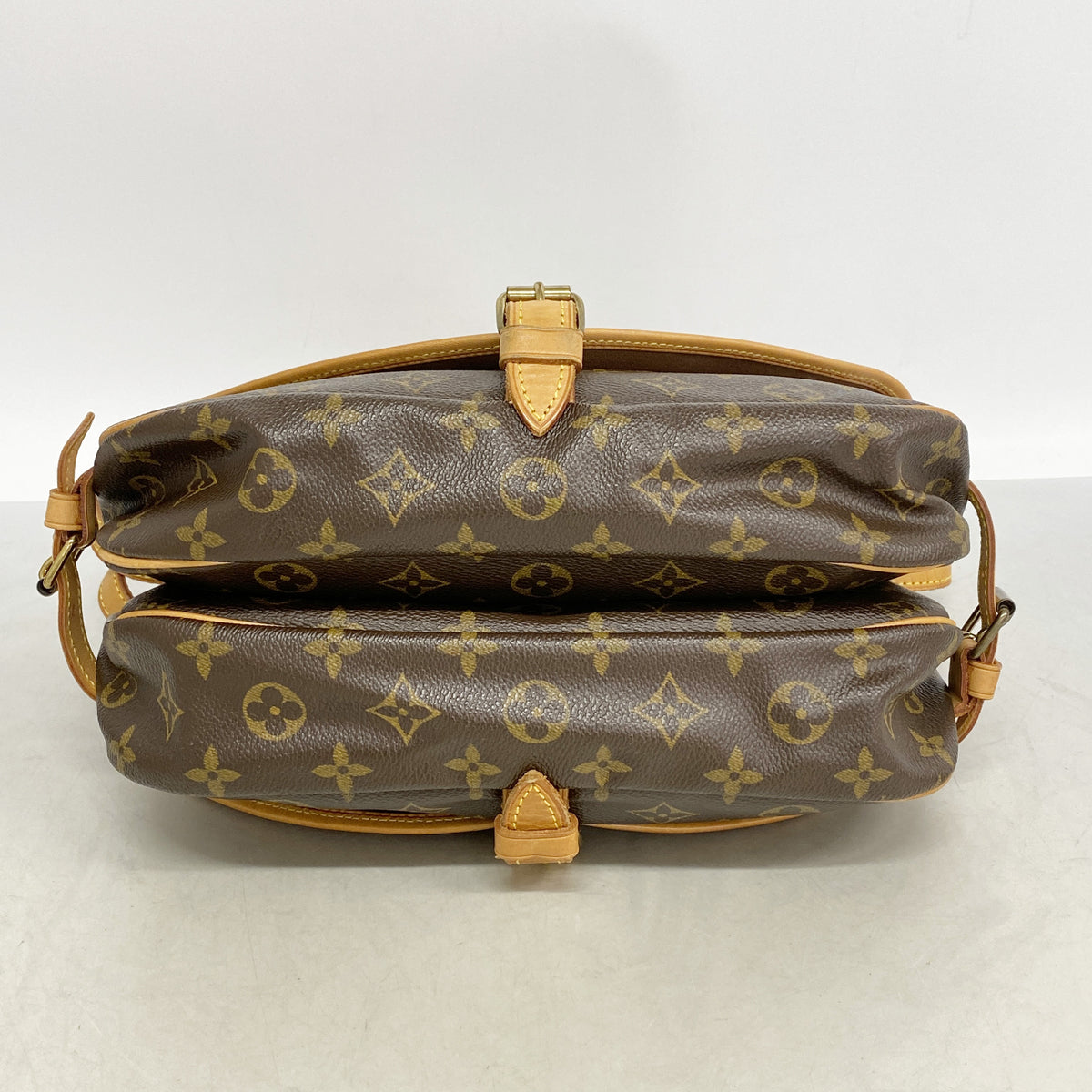【6ia0162】ルイヴィトン ショルダーバッグ モノグラム ソミュール30 M42256 ブラウン【中古】レディース