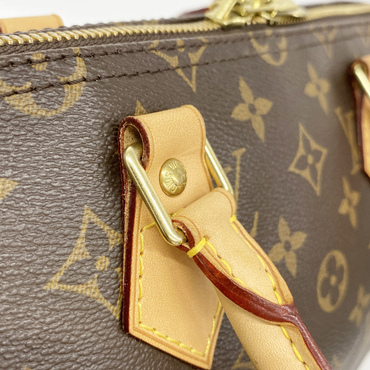【6ia0173】ルイヴィトン ハンドバッグ モノグラム スピーディバンドリエール35 M46981 ブラウン 2wayバッグ【中古】レディース