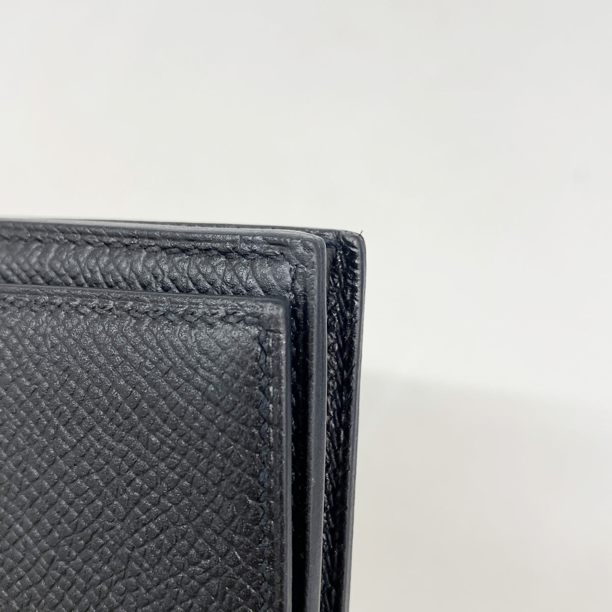 【6ia0178】エルメス 長財布 ベアンスフレ ヴォーエプソン ブラック シルバー金具 C刻印【中古】メンズ レディース ユニセックス