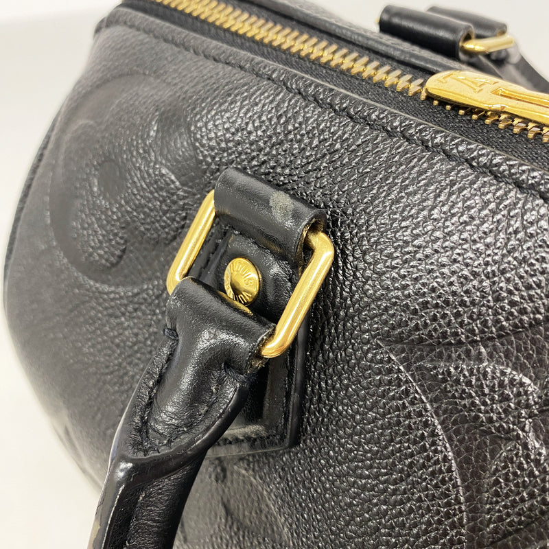 【6ia0186】ルイヴィトン ハンドバッグ モノグラム・アンプラント スピーディバンドリエール25 M58951 ノワール 2wayバッグ【中古】レディース