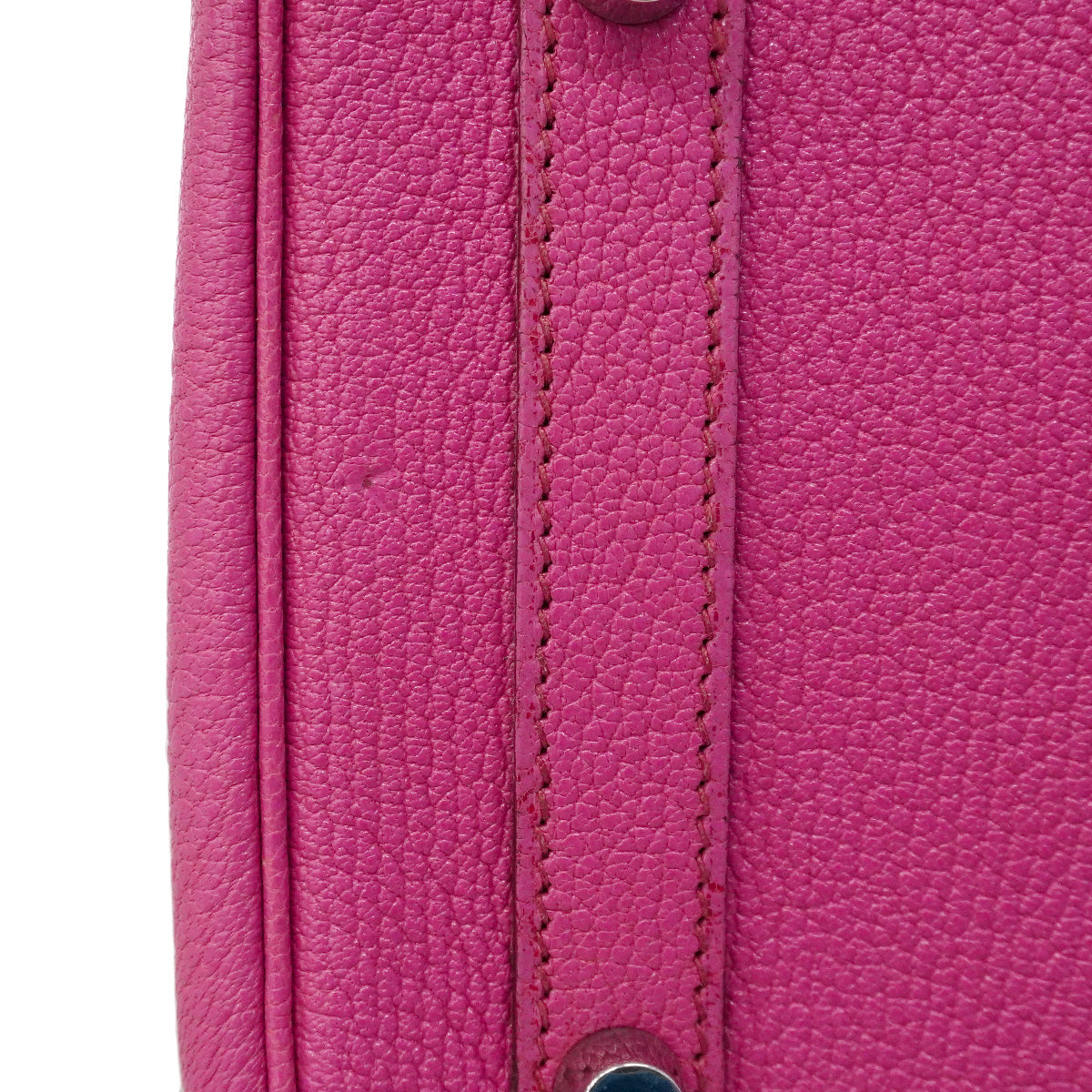 【6ia0194】エルメス ハンドバッグ オータクロア28 コロマンデル ローズショッキング シルバー金具 □J刻印【中古】レディース