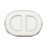 【6ia0195】エルメス ハンドバッグ インザループ18 トワルアッシュ ニューホワイト シルバー金具 W刻印【中古】レディース