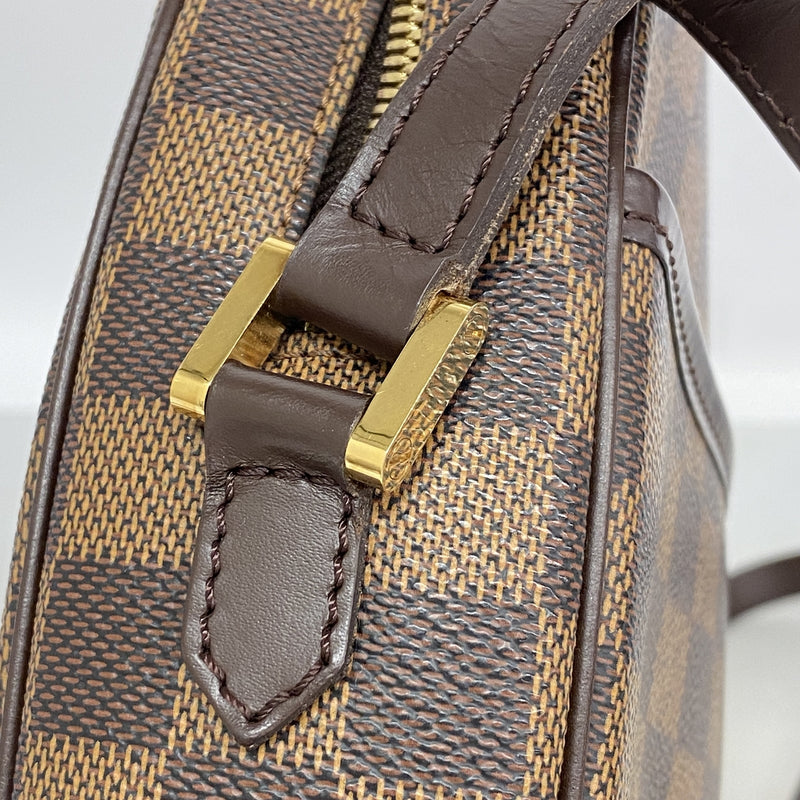 【6ia0202】ルイヴィトン ショルダーバッグ ダミエ イパネマPM N51294 エベヌ【中古】レディース