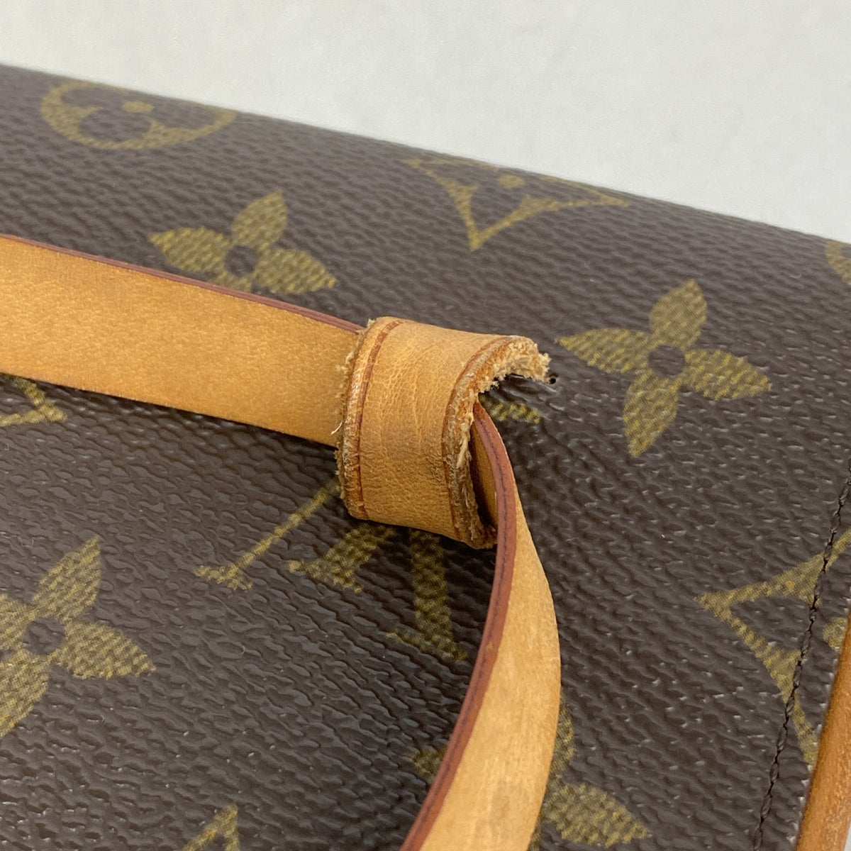 【6ia0204】ルイヴィトン ウエストバッグ モノグラム ポシェットフロランティーヌ M51855 ブラウン【中古】レディース