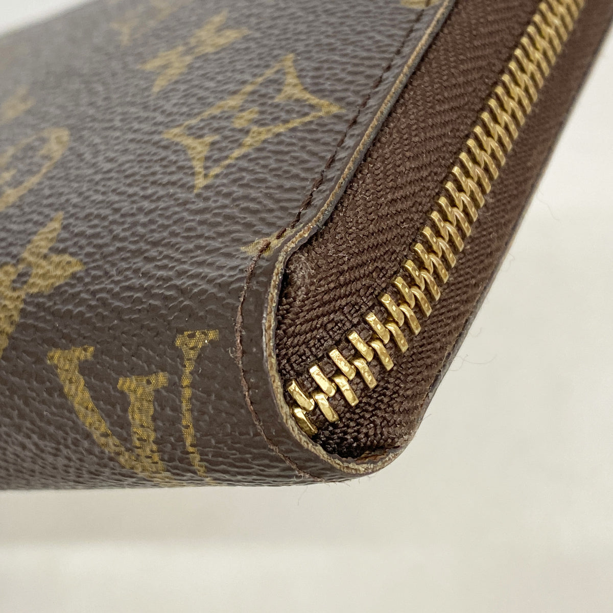 【6ia0205】ルイヴィトン 長財布 モノグラム ジッピーウォレット M60017 ブラウン【中古】メンズ レディース ユニセックス