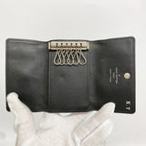 【6ia0206】ルイヴィトン キーケース モノグラム・エクリプス ミュルティクレ6 M82603 ブラック【中古】メンズ