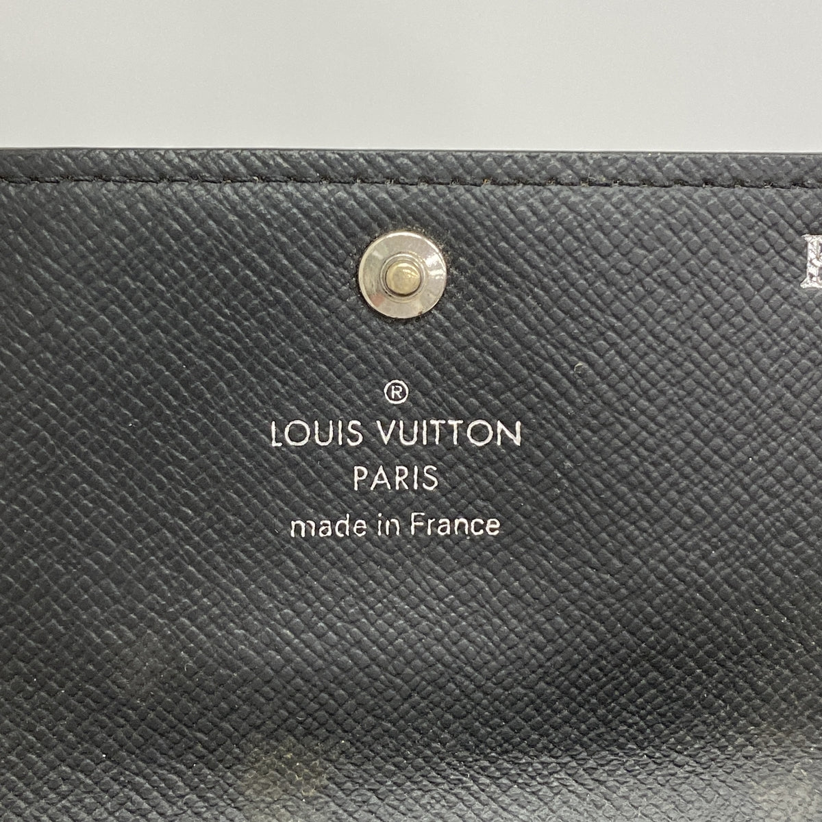 【6ia0206】ルイヴィトン キーケース モノグラム・エクリプス ミュルティクレ6 M82603 ブラック【中古】メンズ