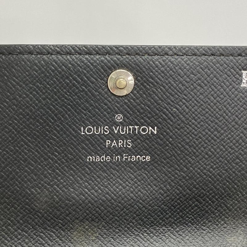 【6ia0206】ルイヴィトン キーケース モノグラム・エクリプス ミュルティクレ6 M82603 ブラック【中古】メンズ