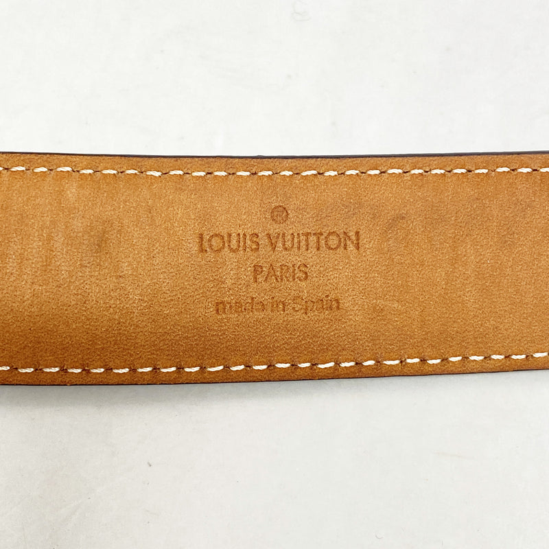 【6ia0215】ルイヴィトン ベルト モノグラム サンチュールエリプス M6919 ブラウン【中古】メンズ レディース ユニセックス