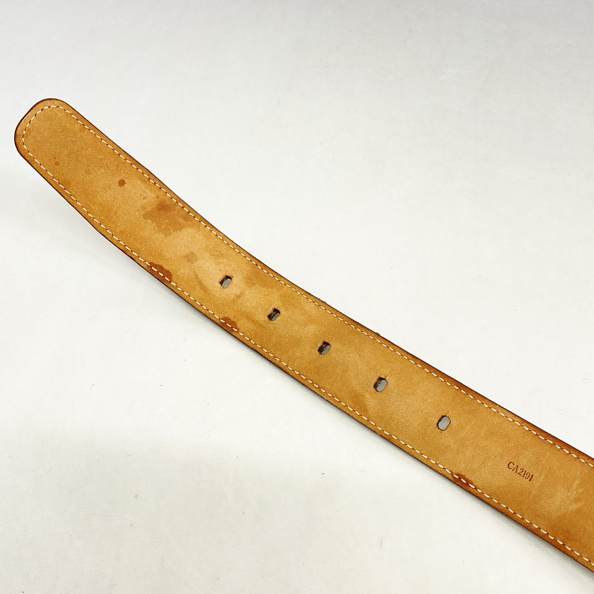 【6ia0215】ルイヴィトン ベルト モノグラム サンチュールエリプス M6919 ブラウン【中古】メンズ レディース ユニセックス